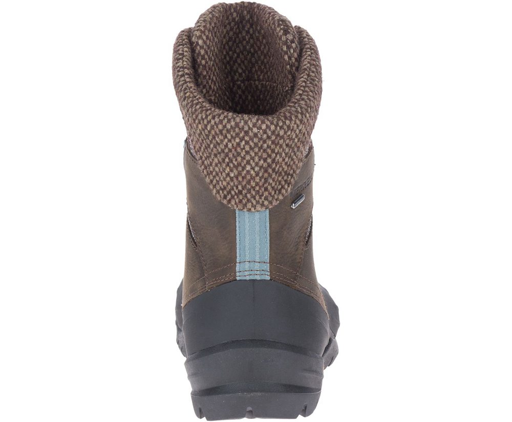 Botas Senhora - Merrell Thermo Aurora 2 Mid Shell Waterproof - Marrom - NGK931670